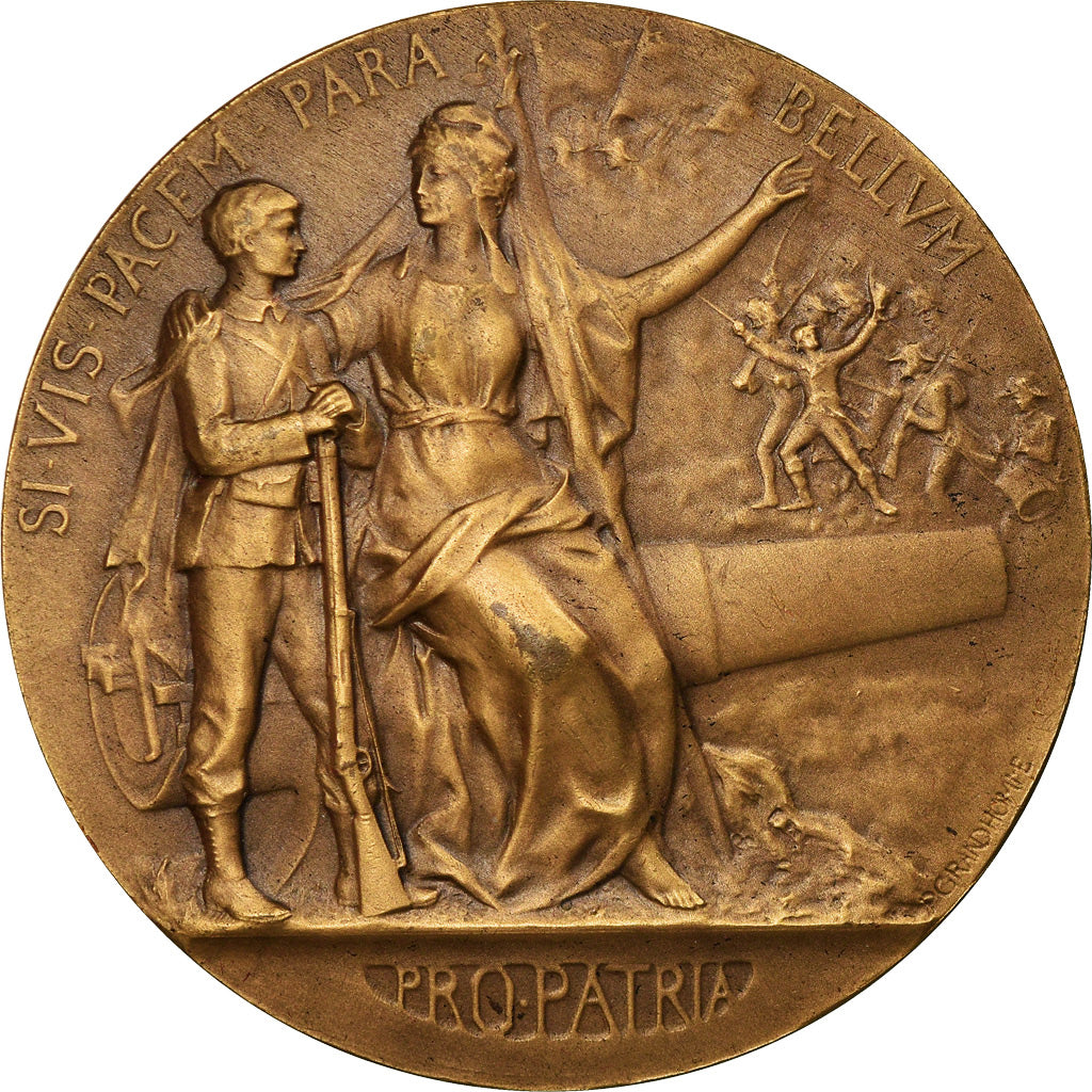 France, Médaille, French Third Republic, Bronze, Grandhomme, SUP