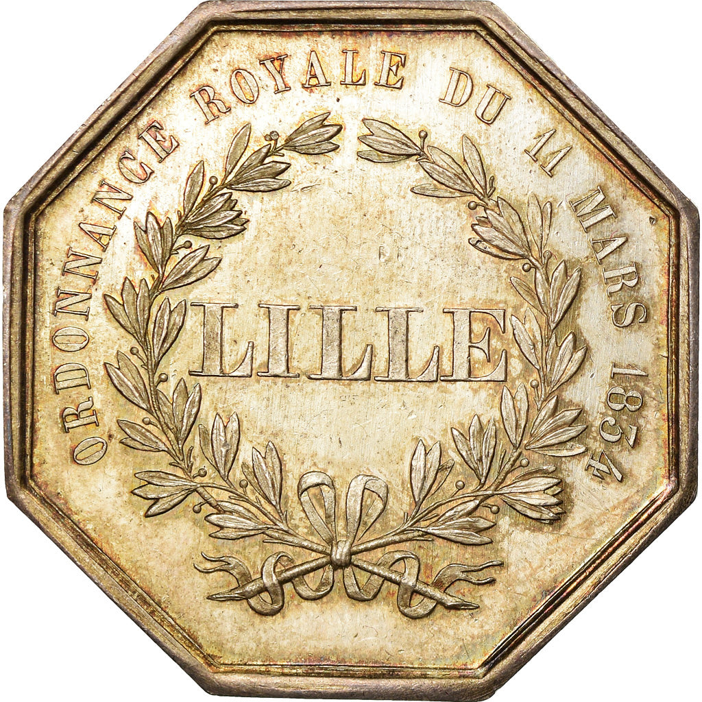 France, Médaille, Second French Empire, 1860, Argent, Borrel, SUP