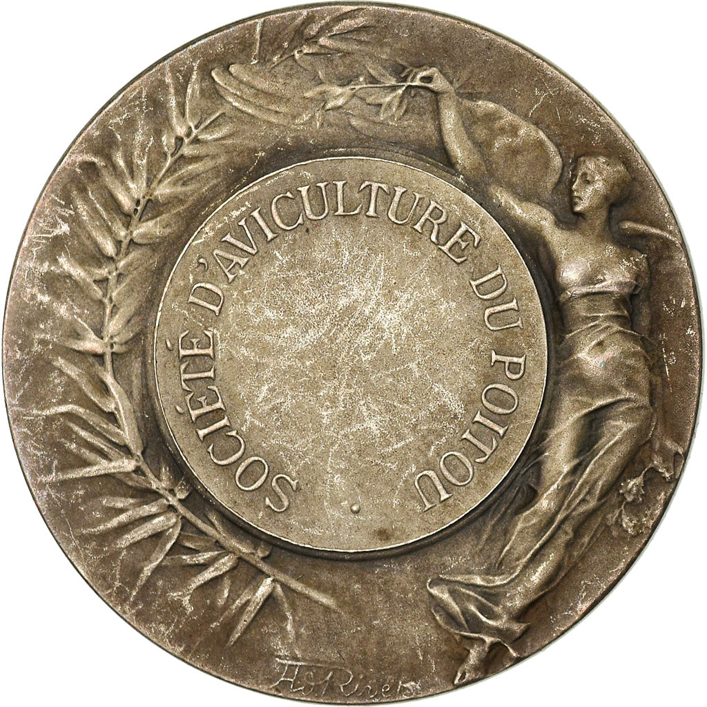 France, Médaille, French Third Republic, Bronze, Rivet, TTB+