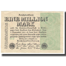 Banknote, Germany, 1 Million Mark, 1923, 1923-08-09, KM:102a, AU(55-58)