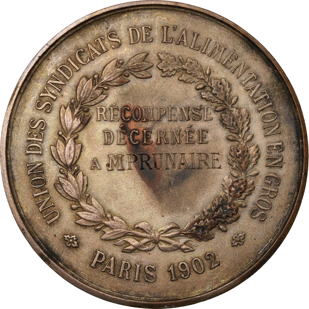 France, Médaille, French Third Republic, 1902, Bronze, TTB+