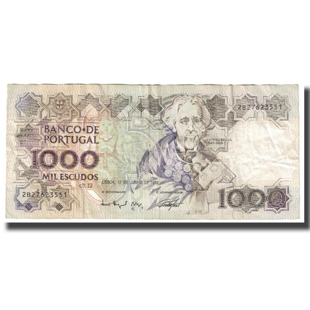 Billet, Portugal, 1000 Escudos, 1993, 1993-06-17, KM:181i, TB