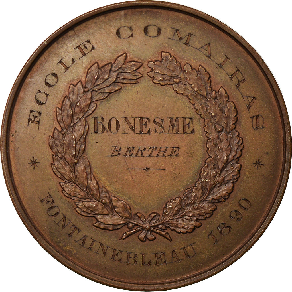 France, Médaille, French Third Republic, 1890, Bronze, Desaide, SUP