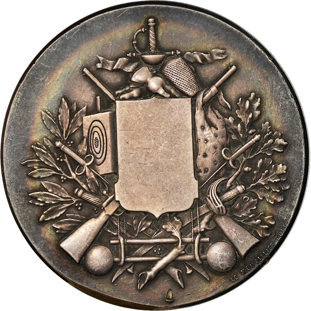 France, Médaille, French Third Republic, Bronze, Bottée, TTB+