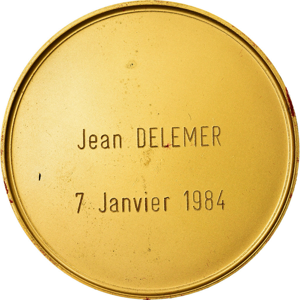 Frankrijk, Medaille, French Fifth Republic, 1984, Bronzen, Leognany, FR+