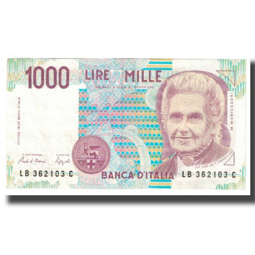 Biljet, Italië, 1000 Lire, 1990, 1990-10-03, KM:114a, SPL