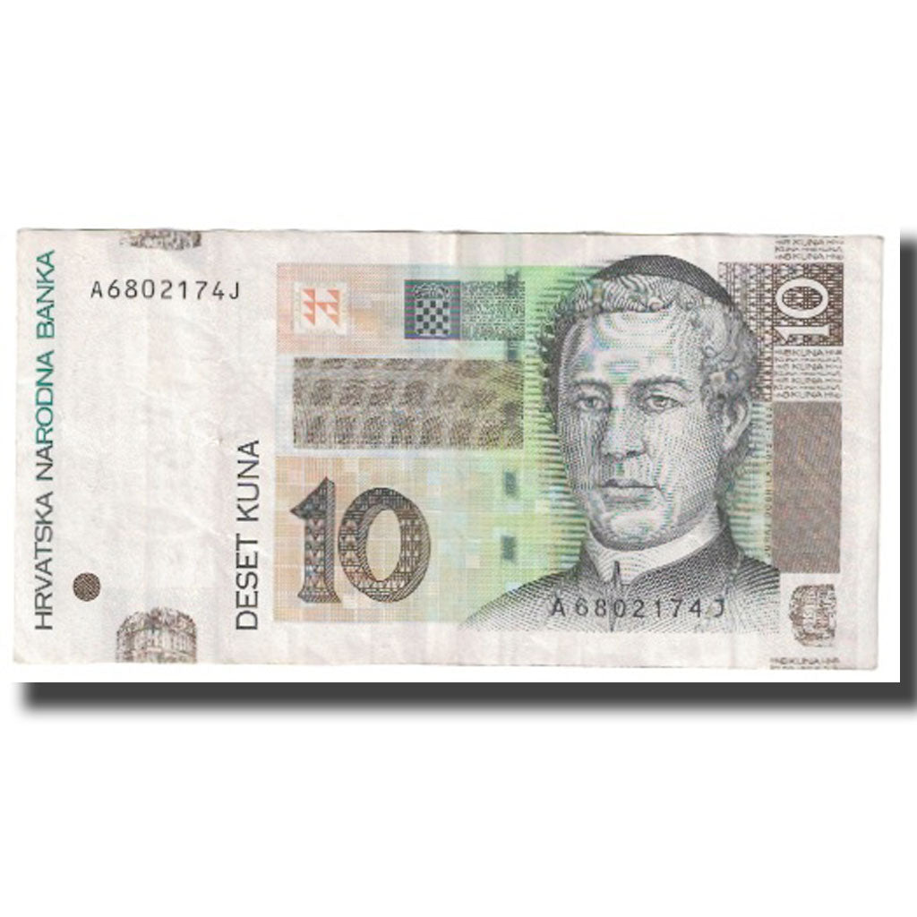 Banknote, Croatia, 10 Kuna, 2001, 2001-10-07, KM:38, VF(20-25)