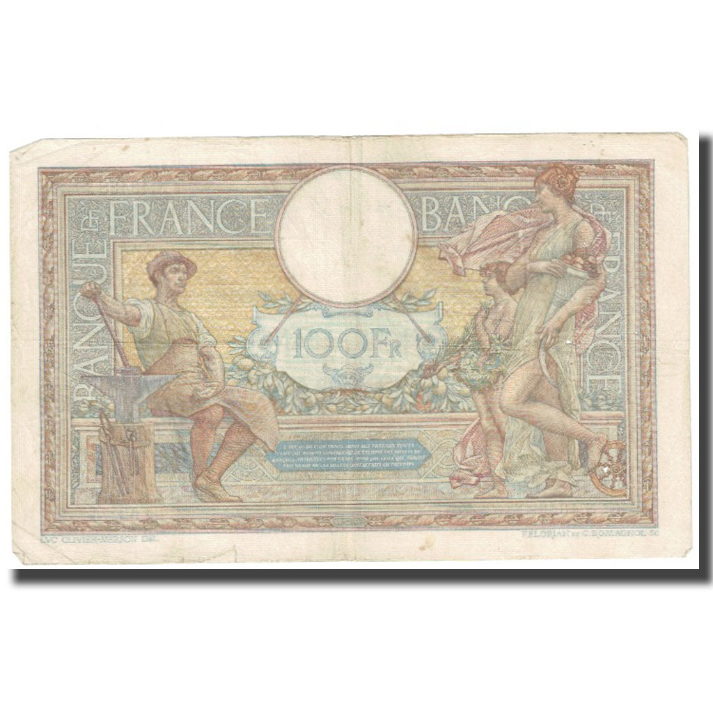 Francia, 100 Francs, Luc Olivier Merson, 1934, 1934-02-22, BC, Fayette:24.13