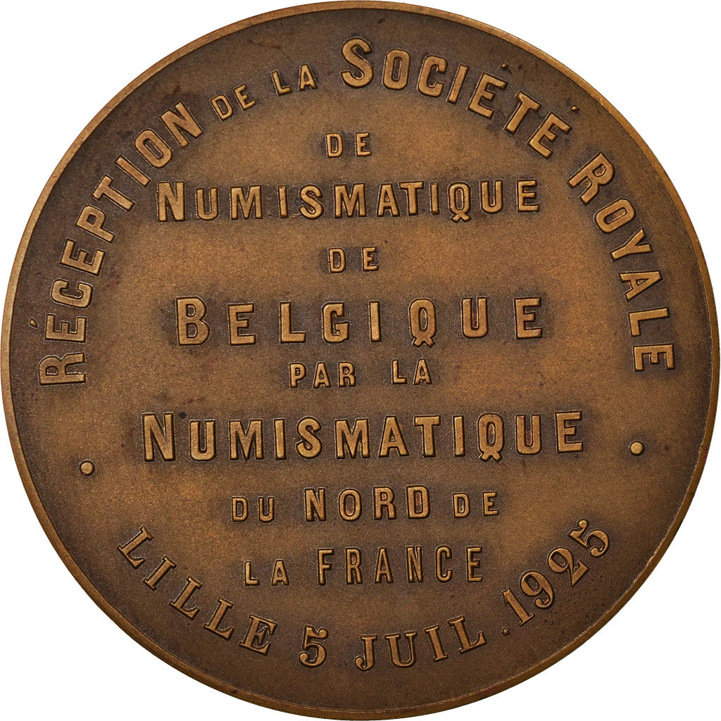 France, Médaille, French Third Republic, 1925, Bronze, Rivet, SUP