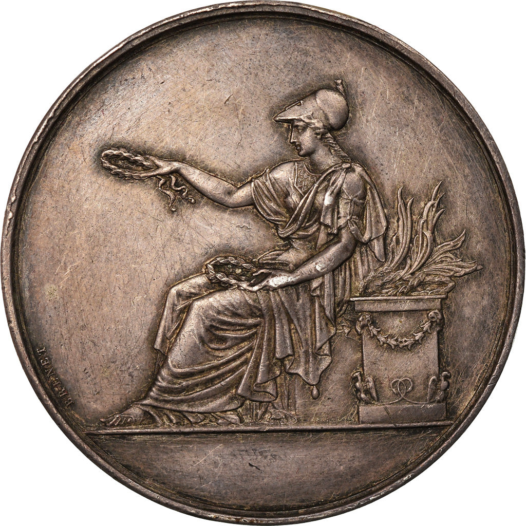 France, Medal, Second French Empire, 1859, Silver, Brenet, AU(50-53)