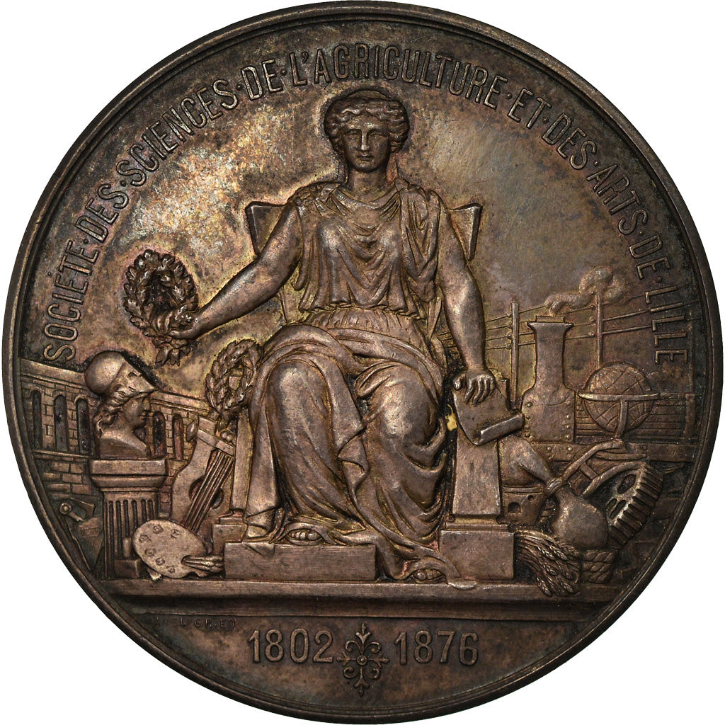 Frankreich, Medaille, French Third Republic, 1904, Silber, Hamel, SS+
