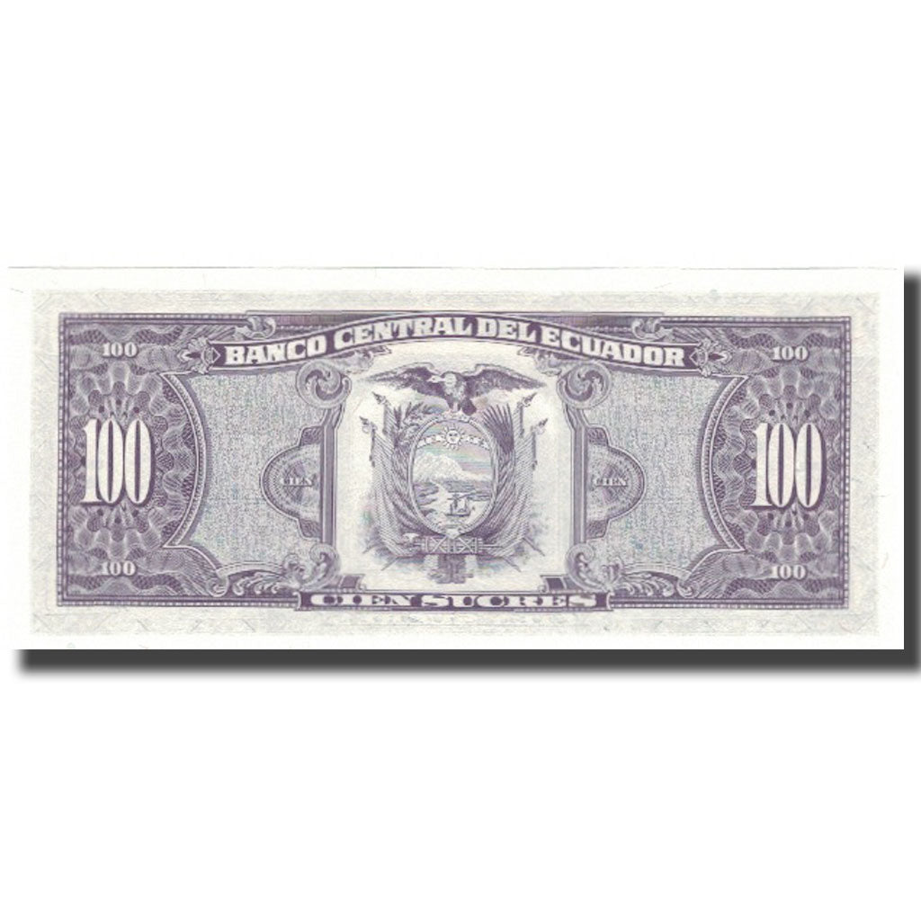 Banknot, Ekwador, 100 Sucres, 1994, 1994-02-21, KM:123Ac, UNC(65-70)