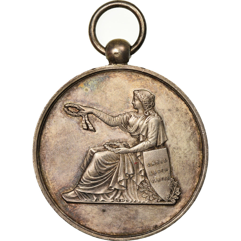 France, Medal, French Third Republic, 1877, Silver, AU(50-53)
