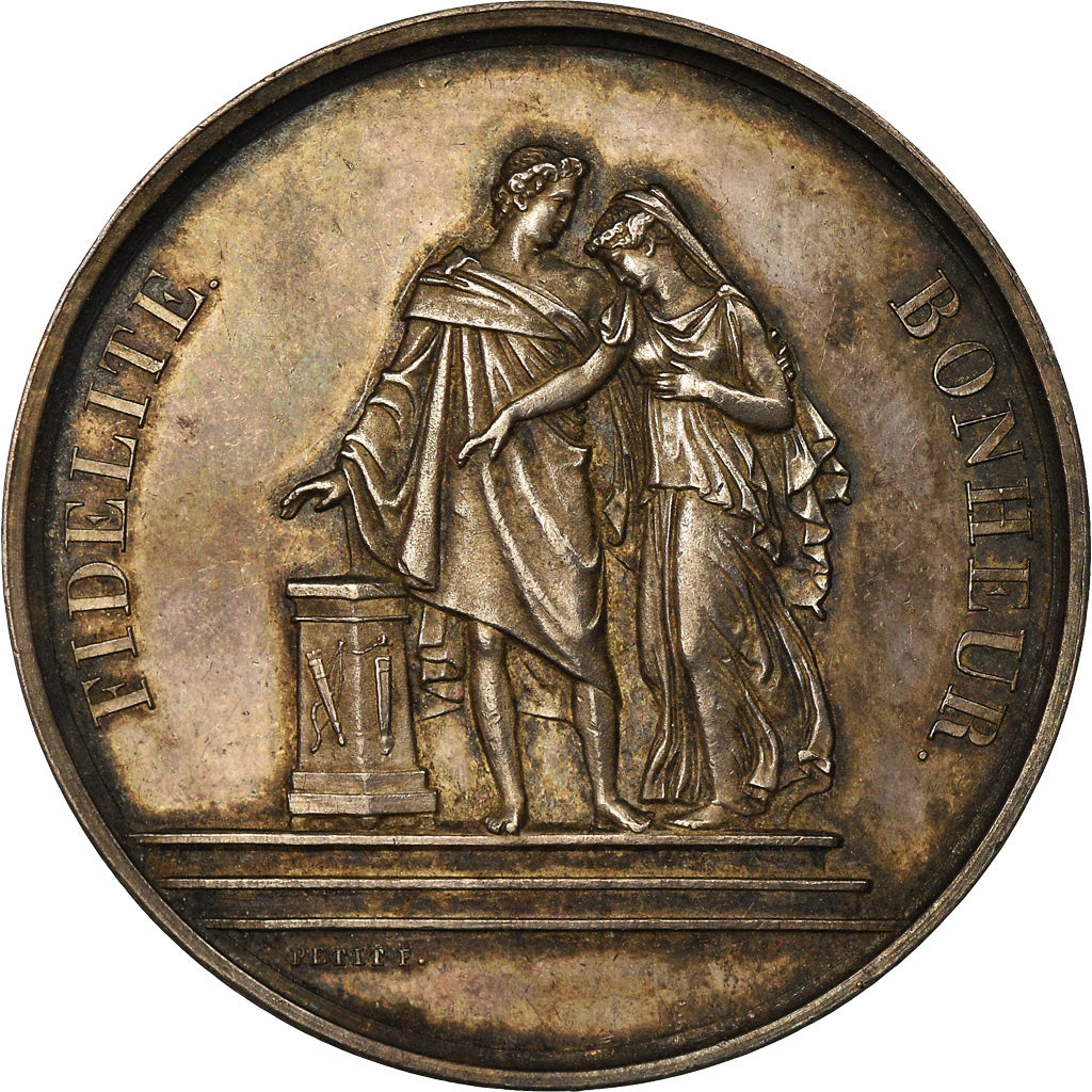 France, Medal, French Third Republic, Silver, Petit, AU(55-58)