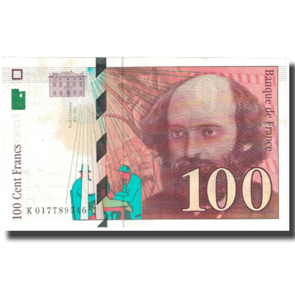 Francia, 100 Francs, Cézanne, 1997, 1997, MBC, Fayette:F74.01, KM:158a