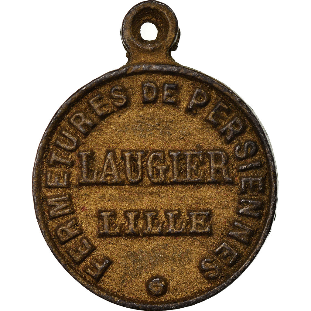 Francia, medalla, French Third Republic, Cobre, MBC+