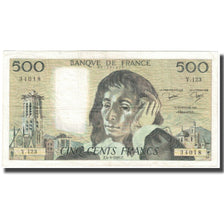 Francia, 500 Francs, Pascal, 1980, 1980-09-04, MB, Fayette:71.22, KM:156e