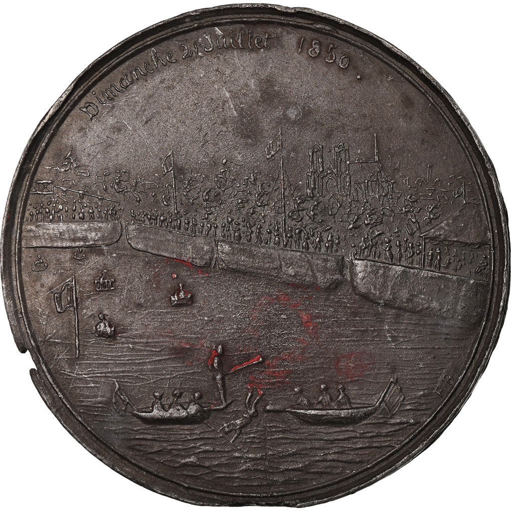 Frankreich, Medaille, French Second Republic, 1850, Zinn, SS