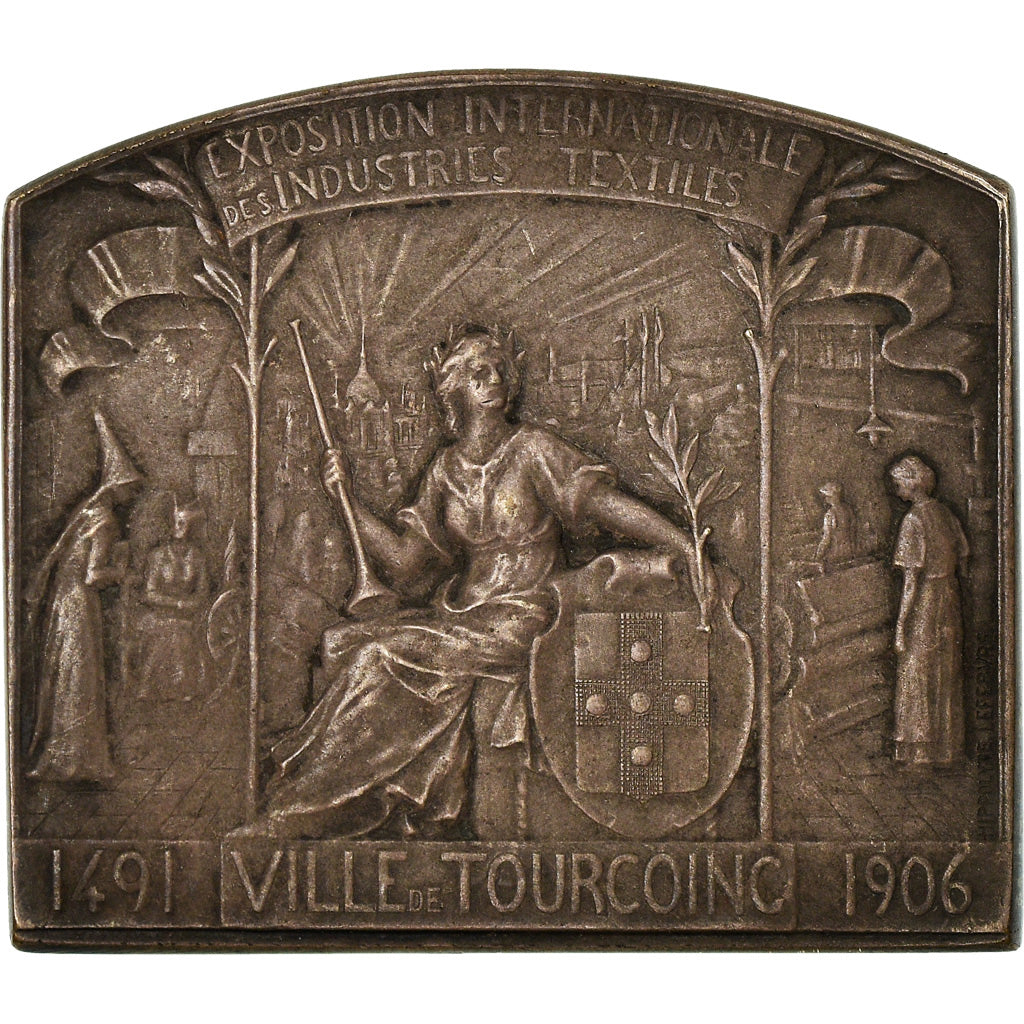 France, Médaille, French Third Republic, 1906, Bronze, TTB+