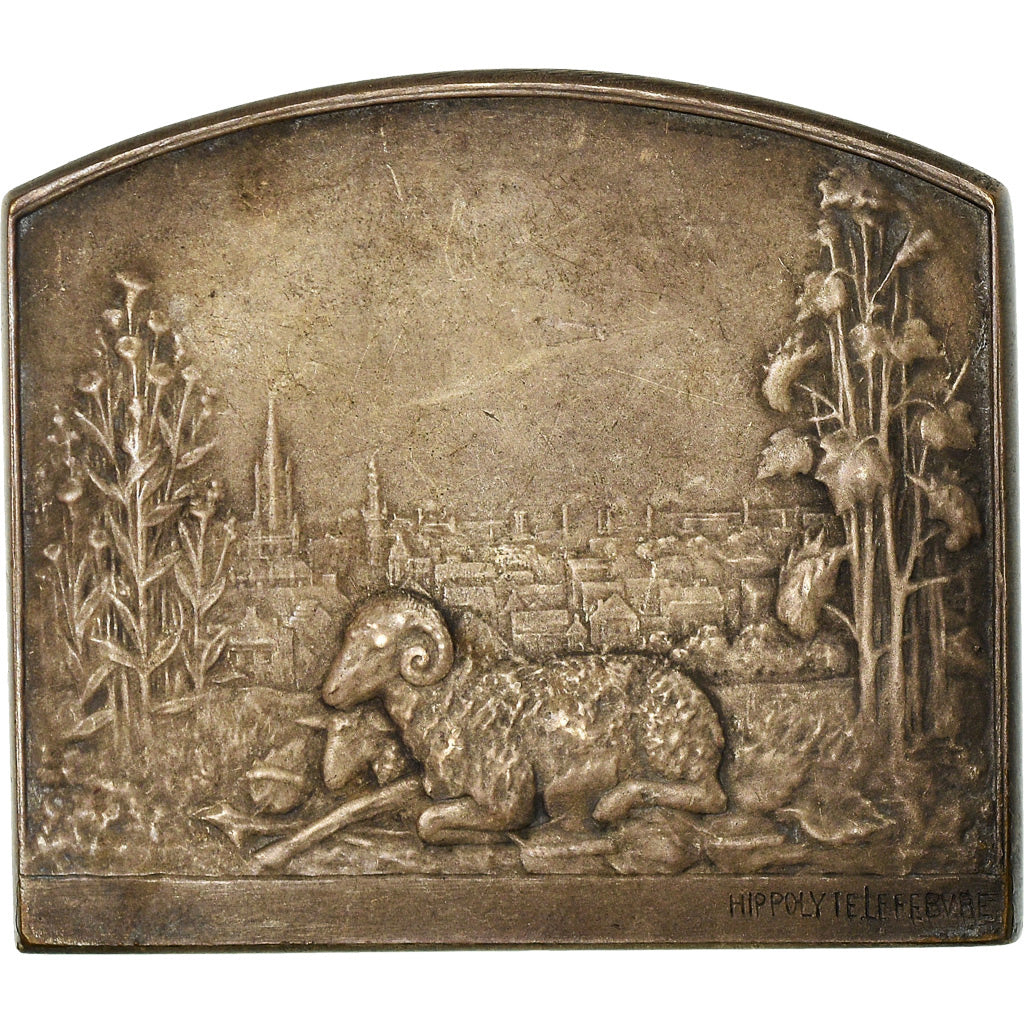 France, Médaille, French Third Republic, 1906, Bronze, TTB+