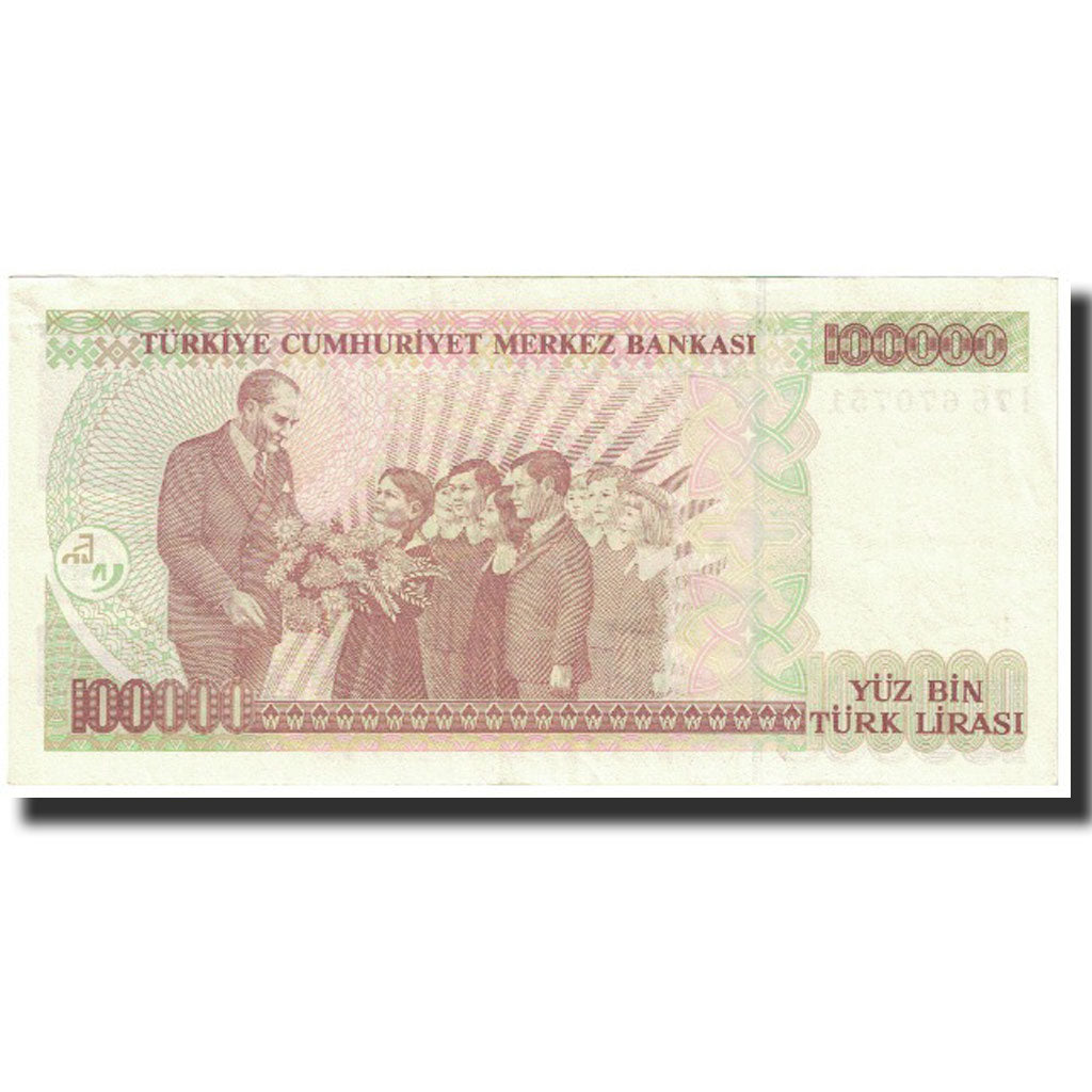 Geldschein, Türkei, 100,000 Lira, 1970, 1970-01-14, KM:205, UNZ