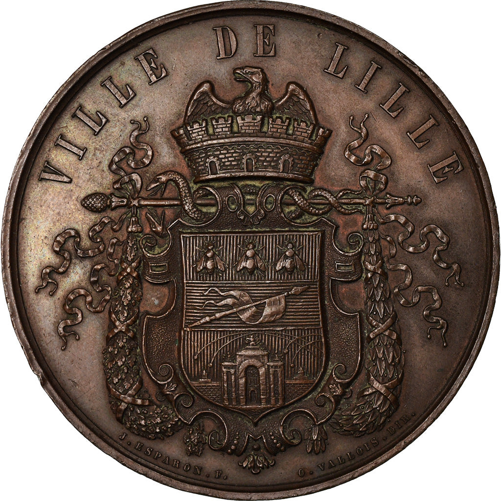 France, Medal, Second French Empire, Copper, AU(50-53)