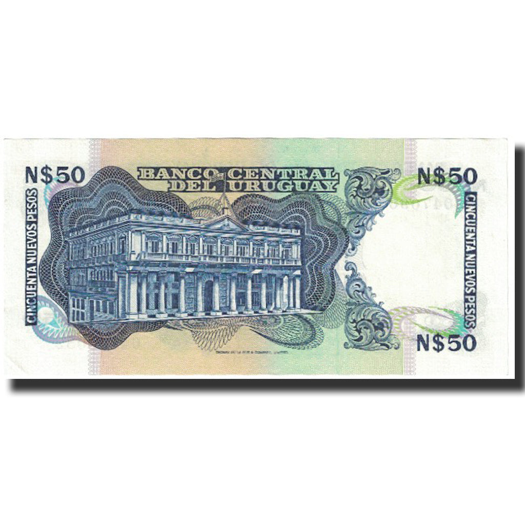Billet, Uruguay, 50 Nuevos Pesos, Undated (1988), KM:61a, NEUF