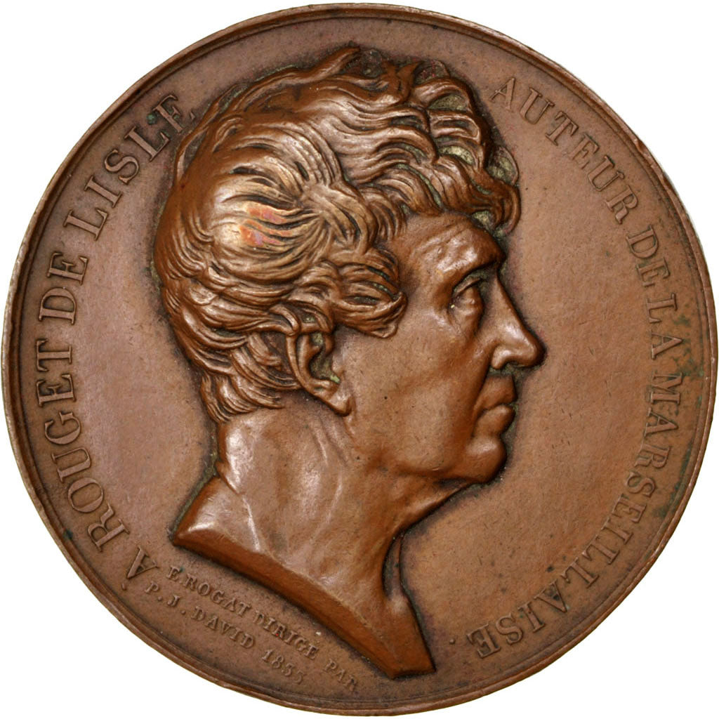France, Médaille, Louis Philippe I, 1833, Etain, TTB+