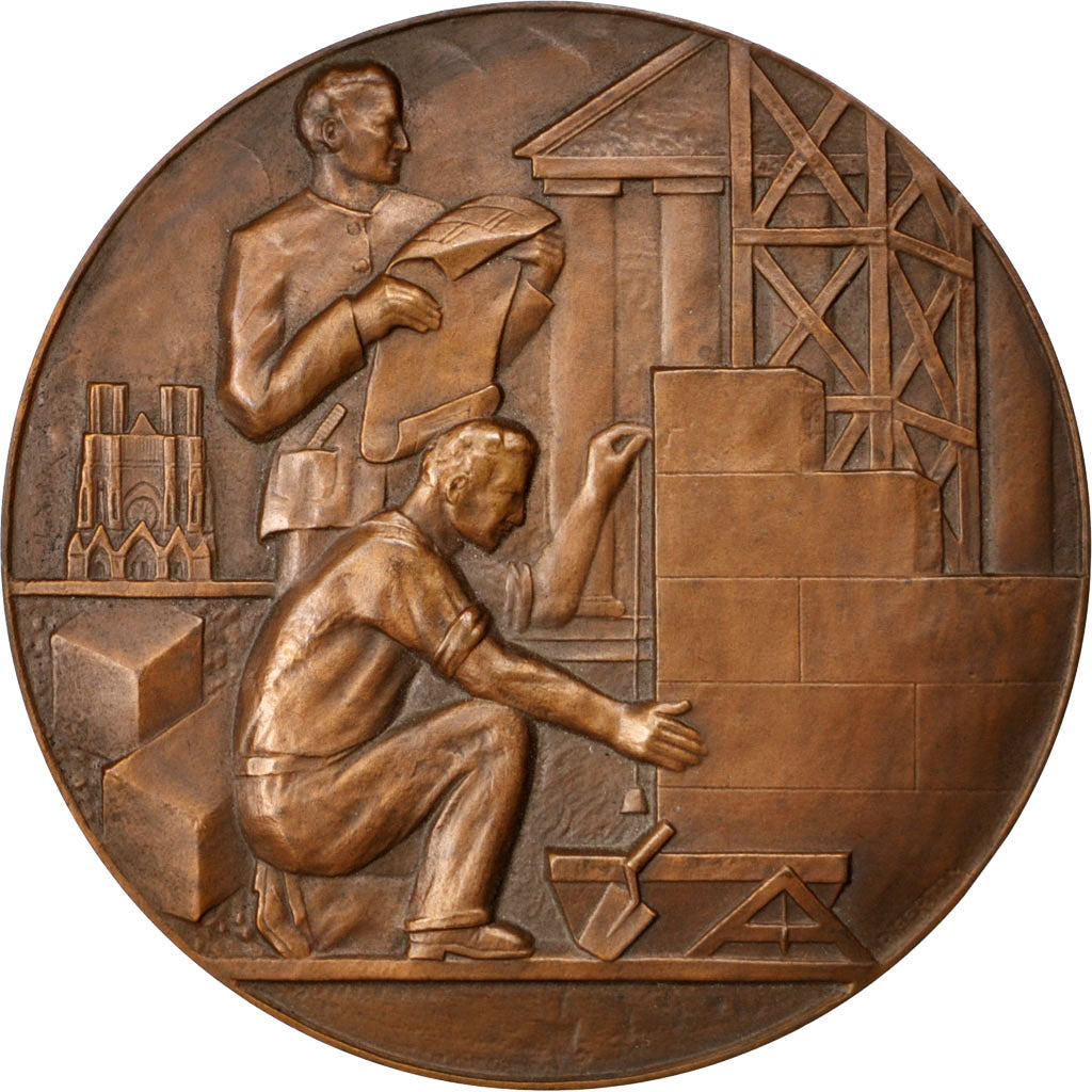 France, Médaille, French Fourth Republic, 1949, Bronze, SUP+