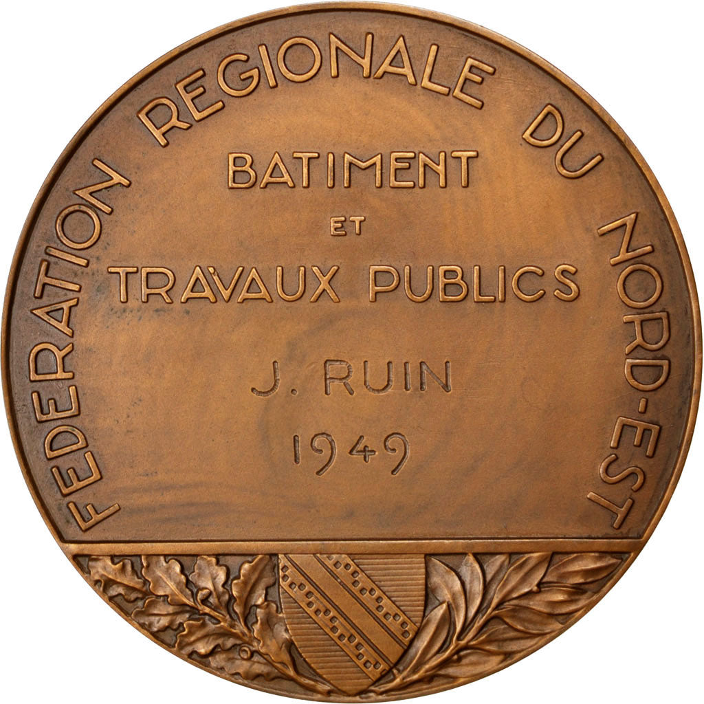 France, Médaille, French Fourth Republic, 1949, Bronze, SUP+