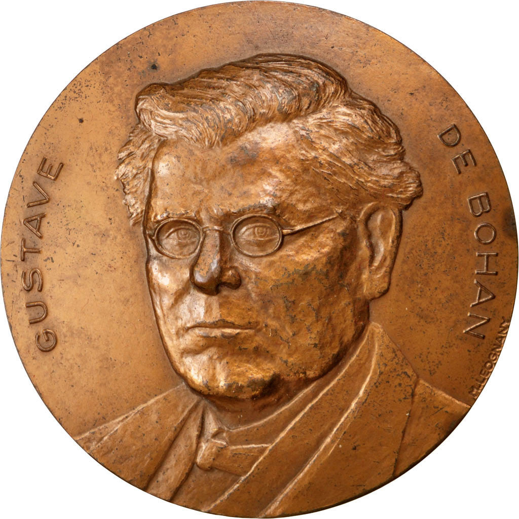 France, Médaille, French Fifth Republic, 1977, Bronze, Leognany, TTB+