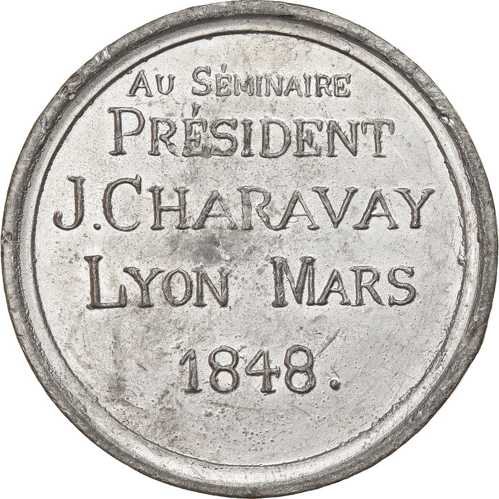 France, Medal, IIème République, Club de la Croix-Paquet, Charavay, Lyon