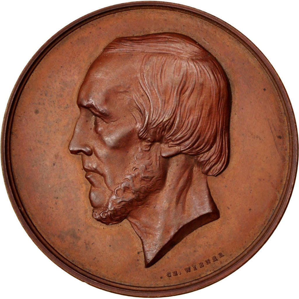 Belgique, Médaille, 1862, Bronze, SUP