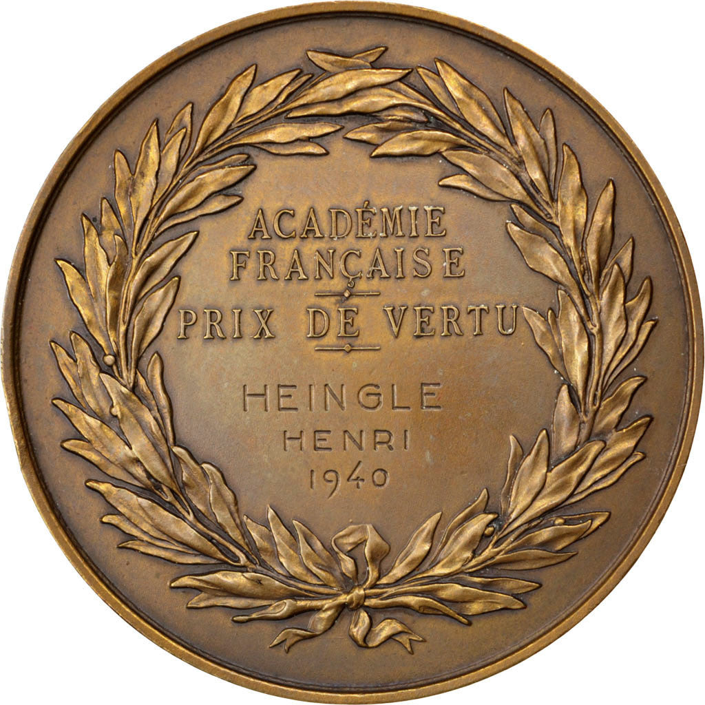 France, Médaille, French Third Republic, 1940, Bronze, Gayrard, SUP