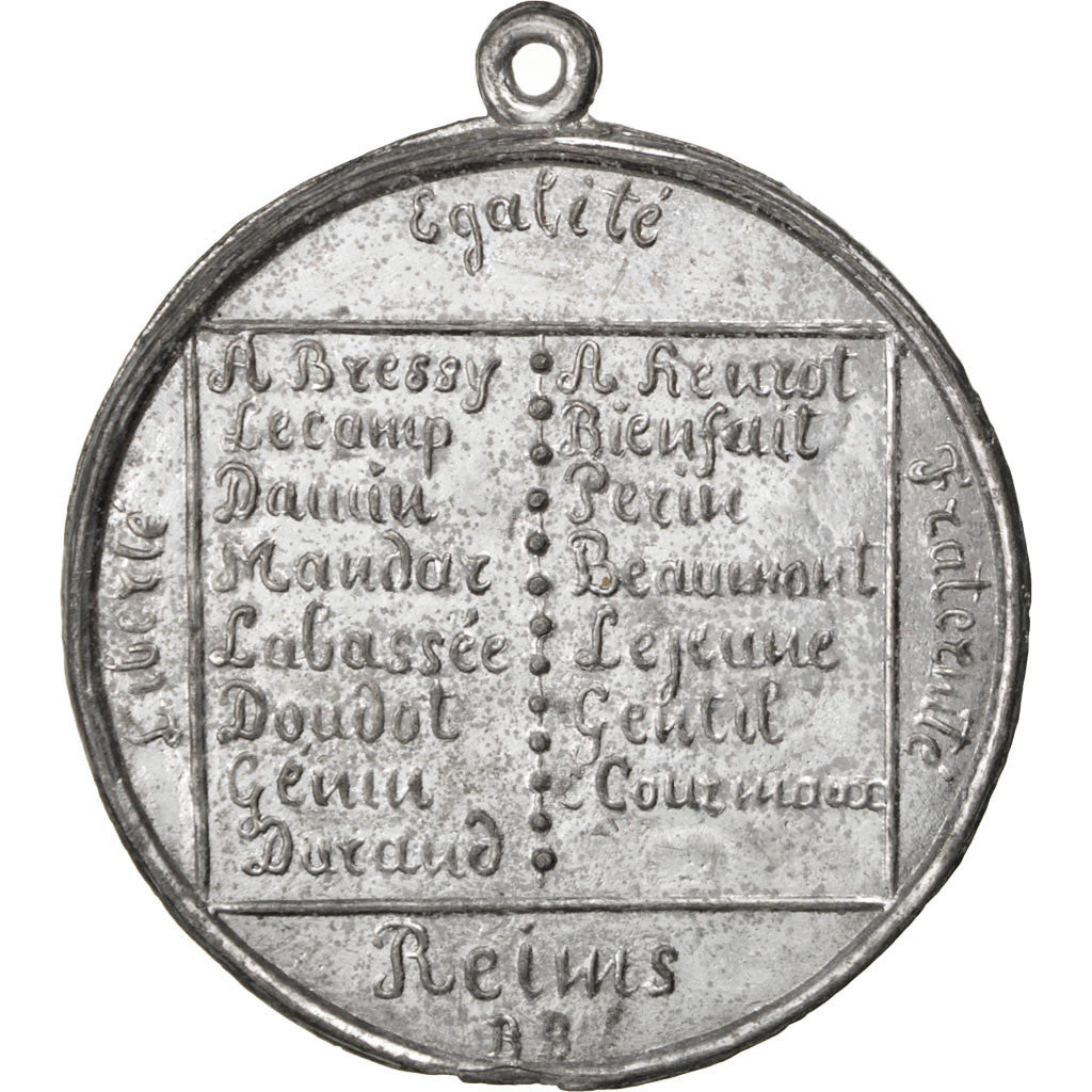 France, Medal, French Second Republic, 1849, Tin, AU(55-58)
