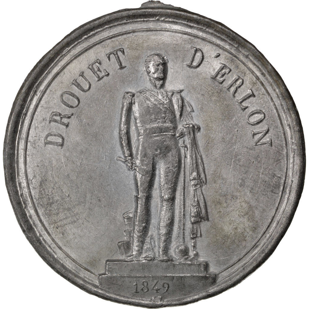 France, Médaille, French Second Republic, 1849, Etain, SUP
