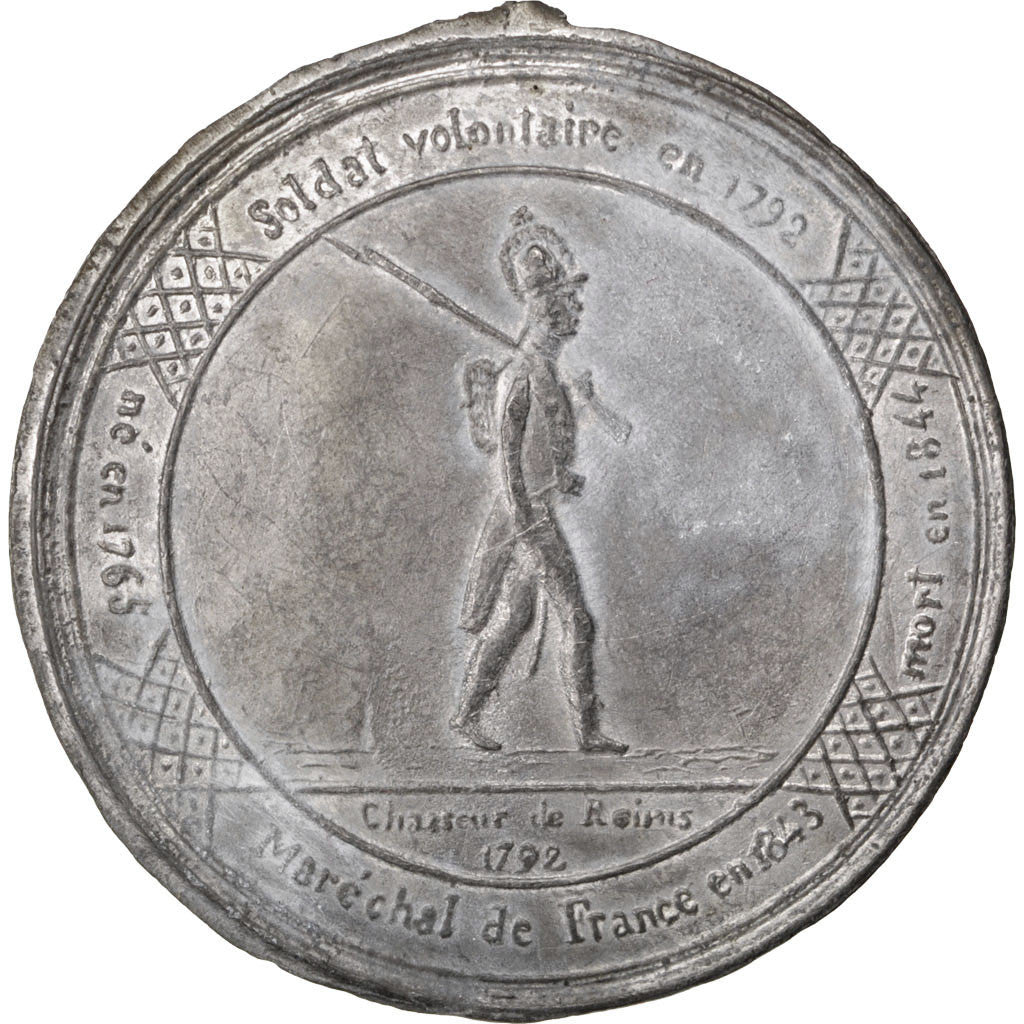 France, Médaille, French Second Republic, 1849, Etain, SUP