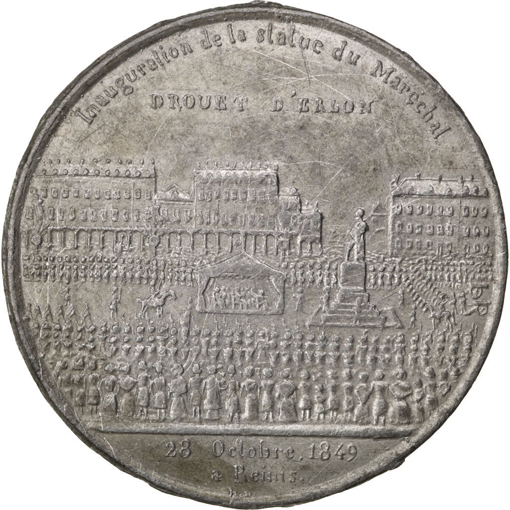 France, Medal, French Second Republic, 1849, Tin, AU(50-53)
