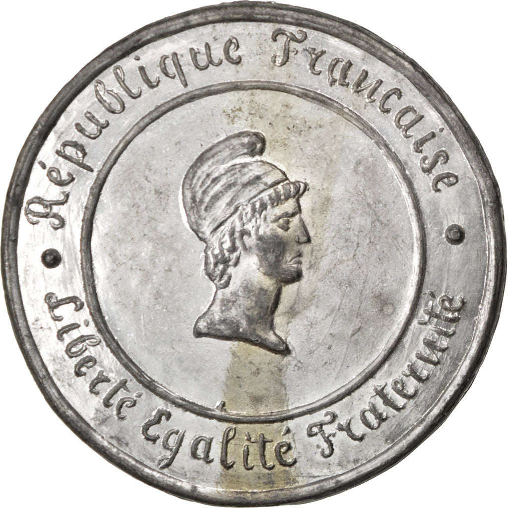 Francia, medaglia, French Second Republic, 1848, Stagno, SPL-