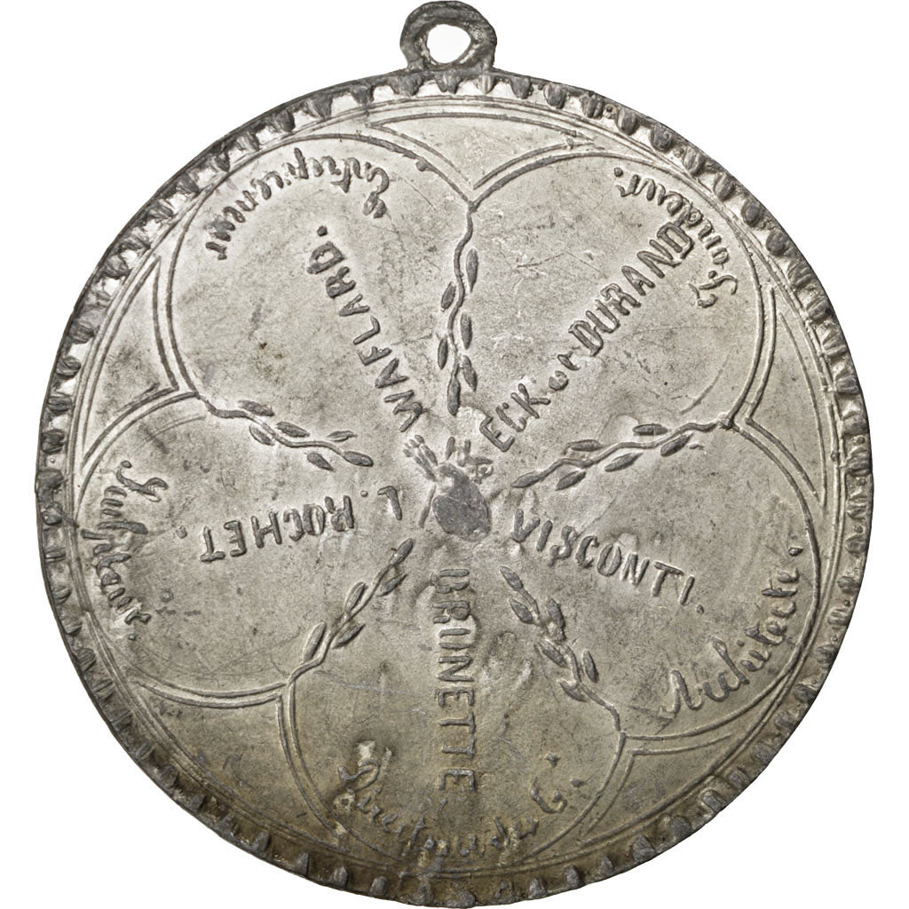 France, Médaille, French Second Republic, 1849, Etain, TTB+