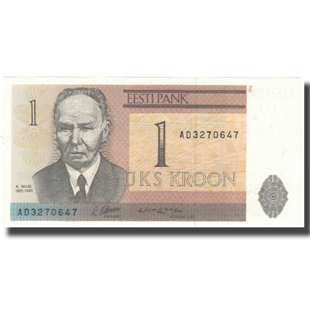 Banknote, Estonia, 1 Kroon, KM:69a, UNC(65-70)