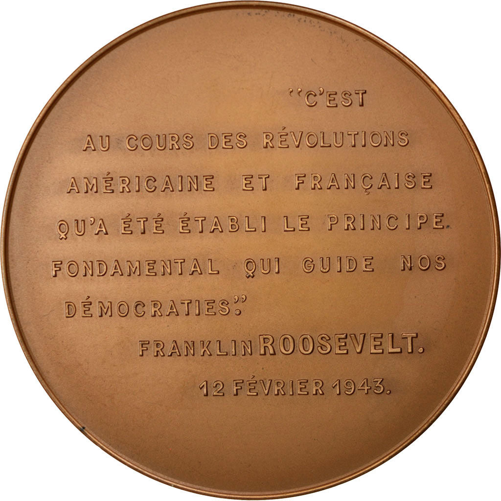 France, Médaille, French Fifth Republic, 1975, Bronze, SUP