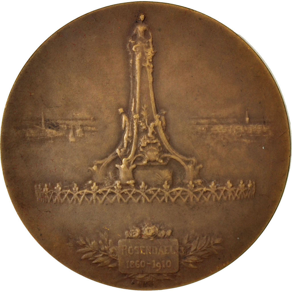 France, Médaille, French Third Republic, 1910, Bronze, TTB