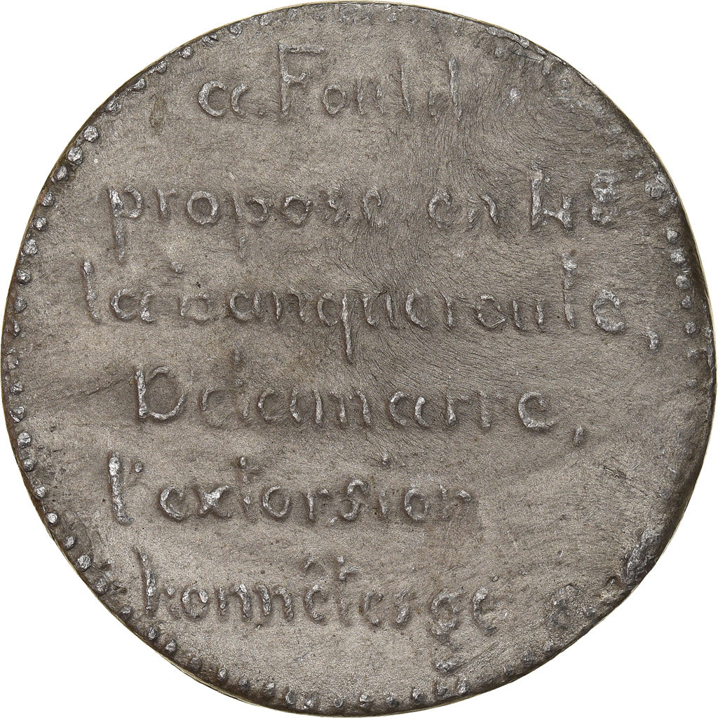 Frankreich, Medaille, IIe République, Ledru-Rollin, History, 1848, SS+, Tin