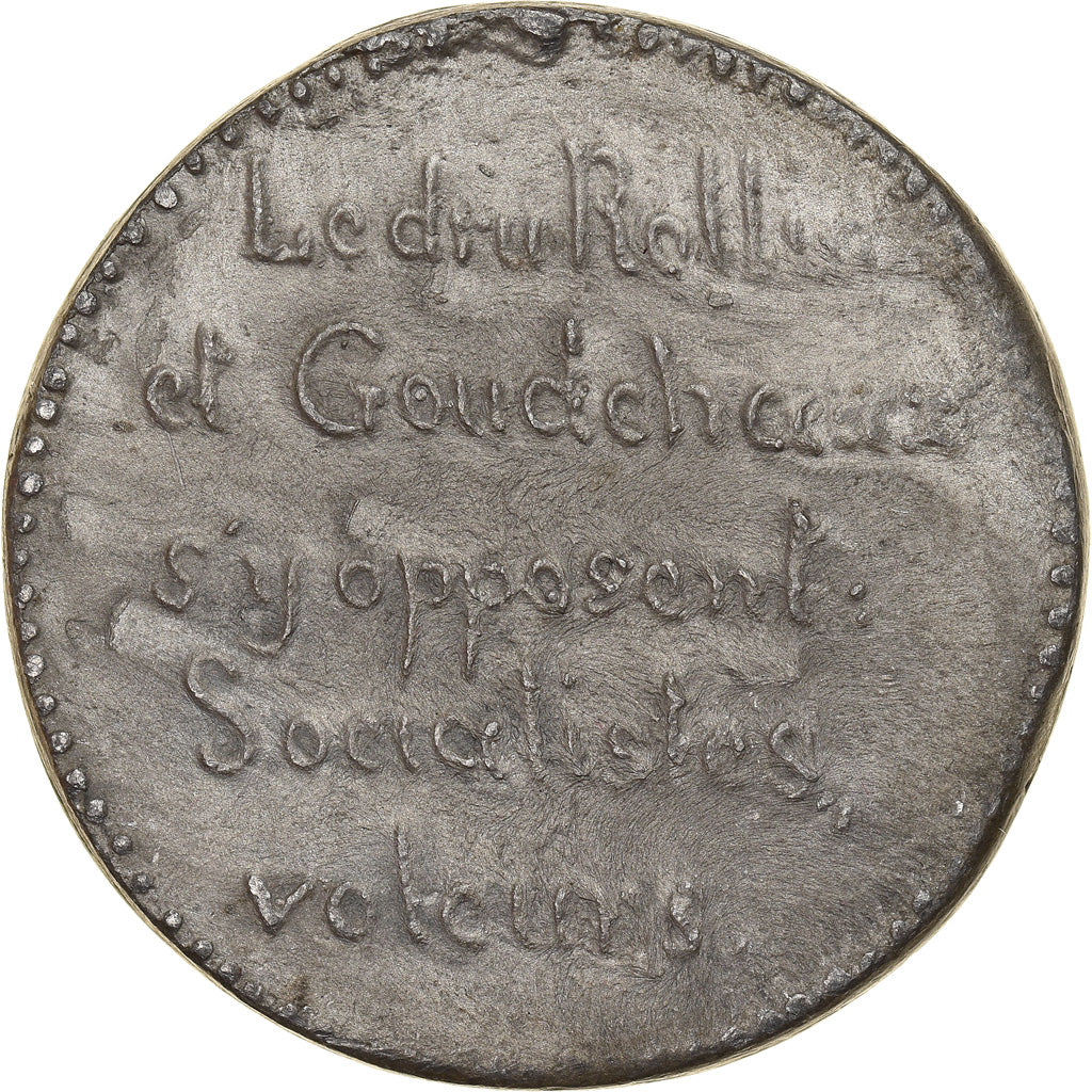 Frankreich, Medaille, IIe République, Ledru-Rollin, History, 1848, SS+, Tin