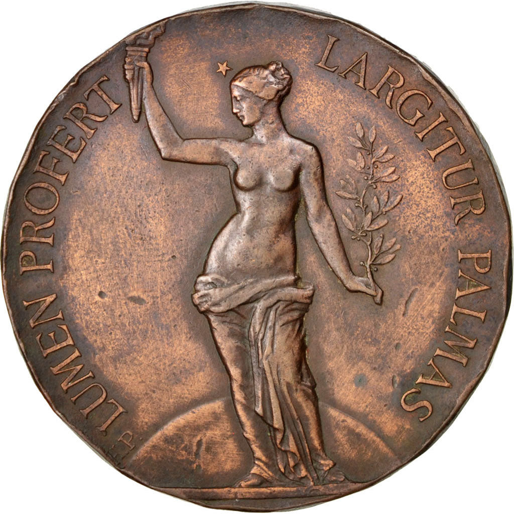 France, Médaille, French Third Republic, 1878, Bronze, TTB