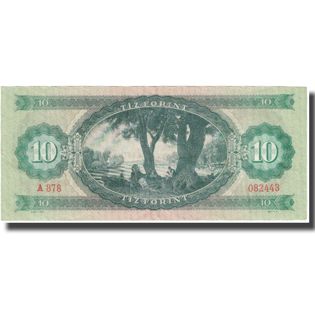 Billete, 10 Forint, 1969, Hungría, 1969-06-30, KM:168b, BC