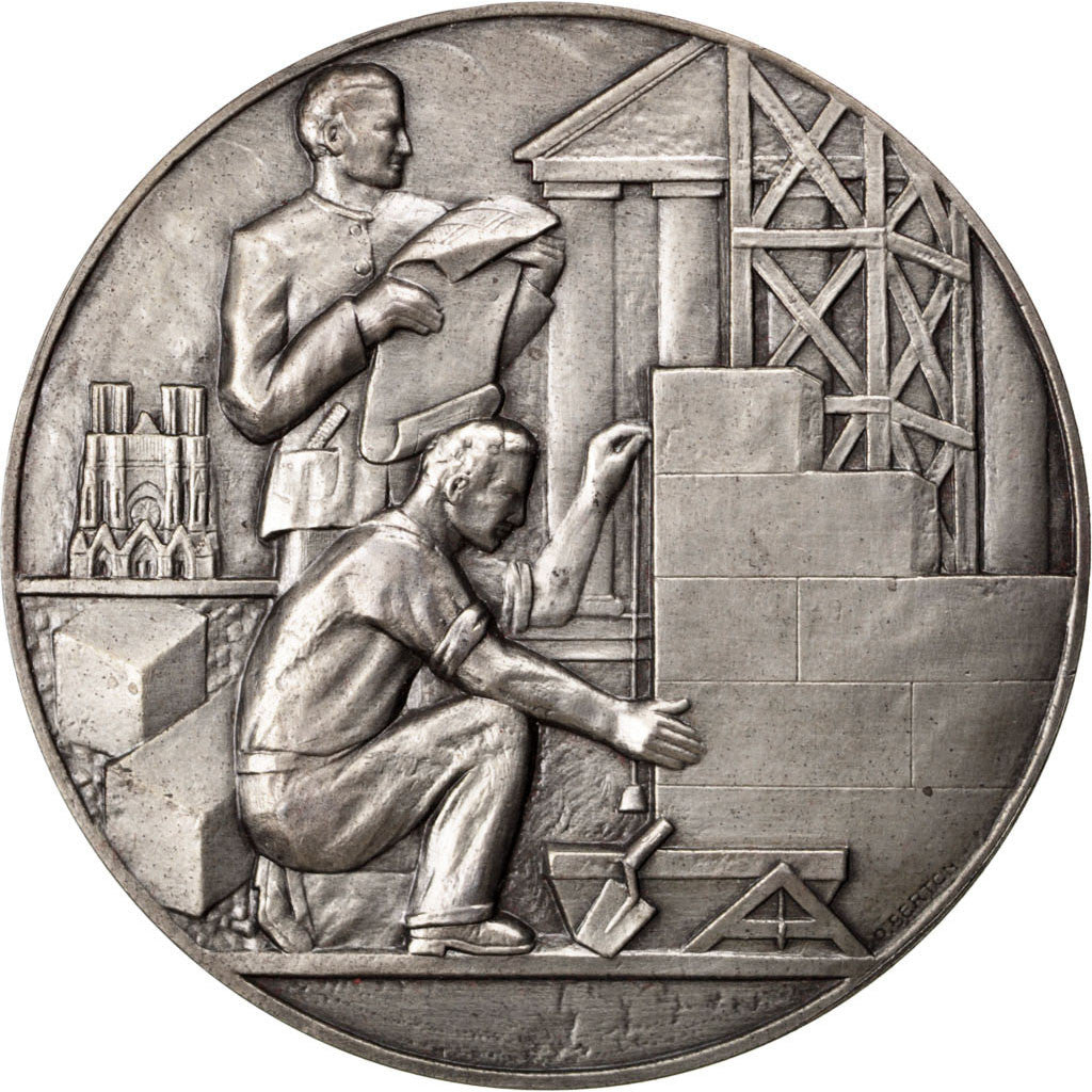 France, Médaille, French Fifth Republic, 1984, Bronze, SUP