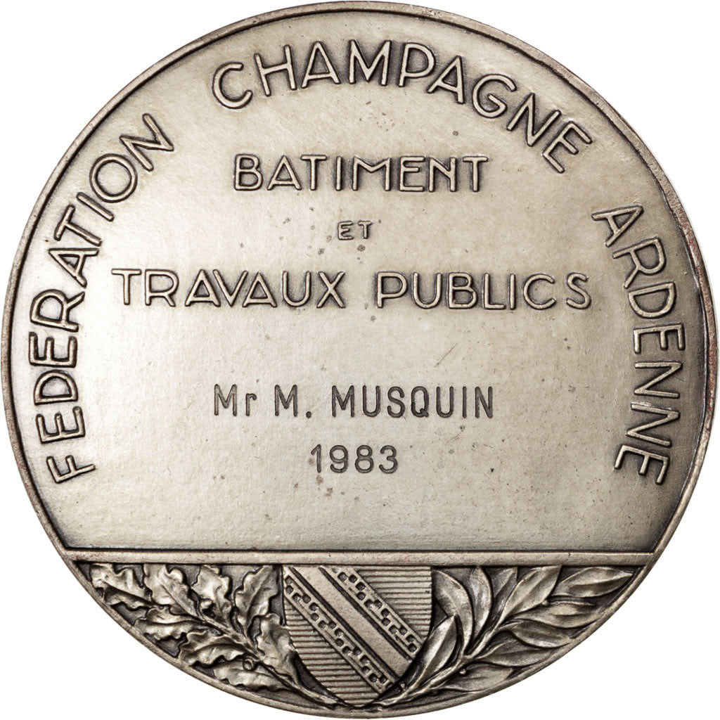 France, Médaille, French Fifth Republic, 1984, Bronze, SUP