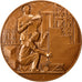 France, Médaille, French Fifth Republic, 1980, Bronze, SUP